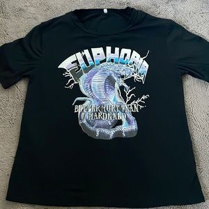 Shein tee shirt. black. size xs